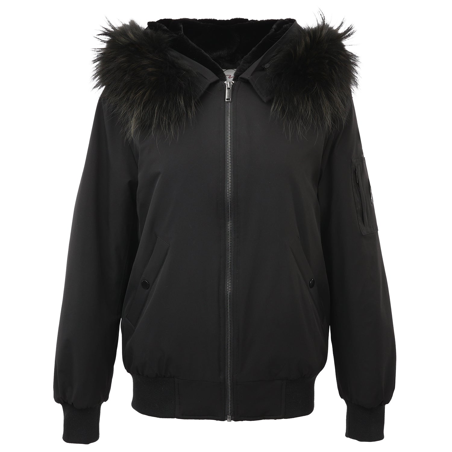 Faux Fur Lined Coat