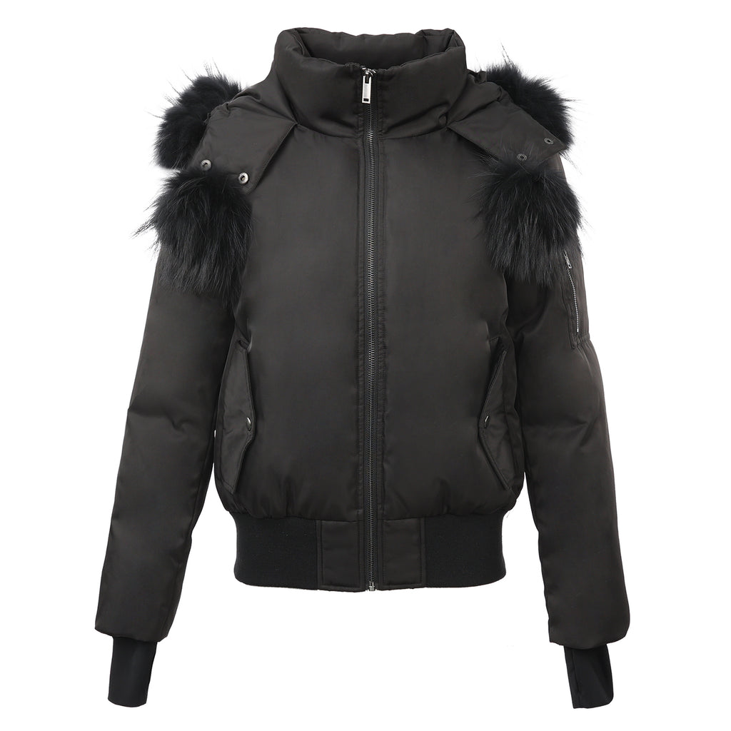 Pom Pom Bomber Jacket