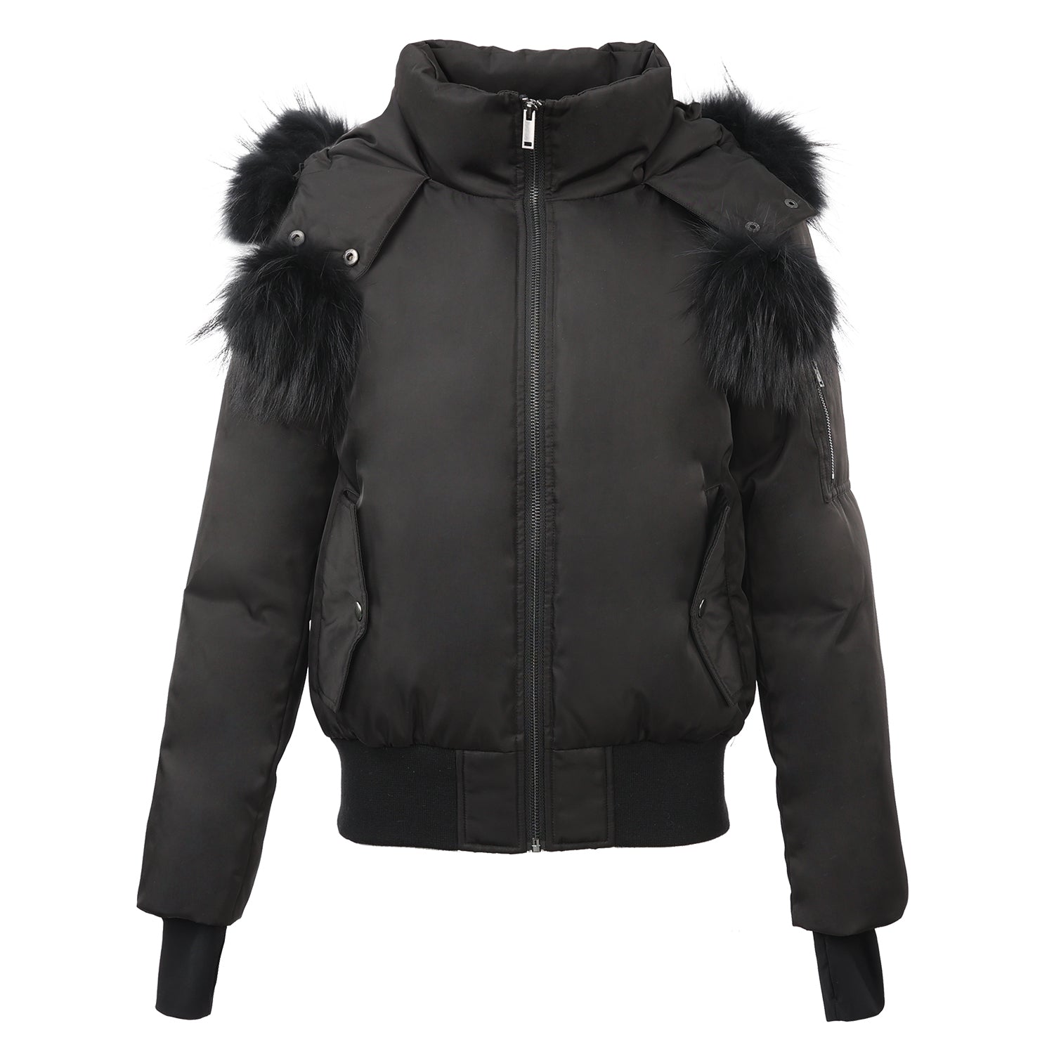 Pom Pom Bomber Jacket