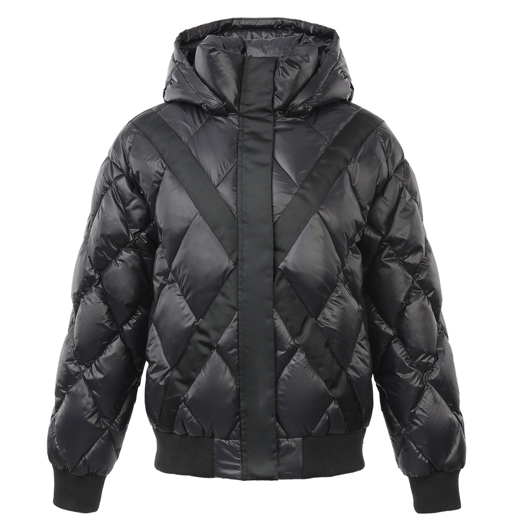 Quilted Cross Stripe Jacket