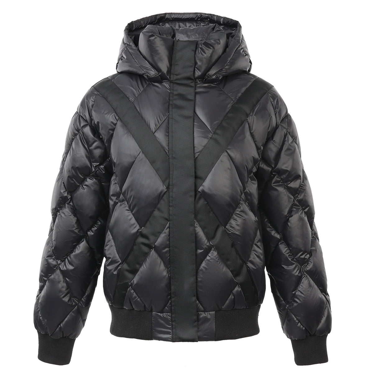 Quilted Cross Stripe Jacket