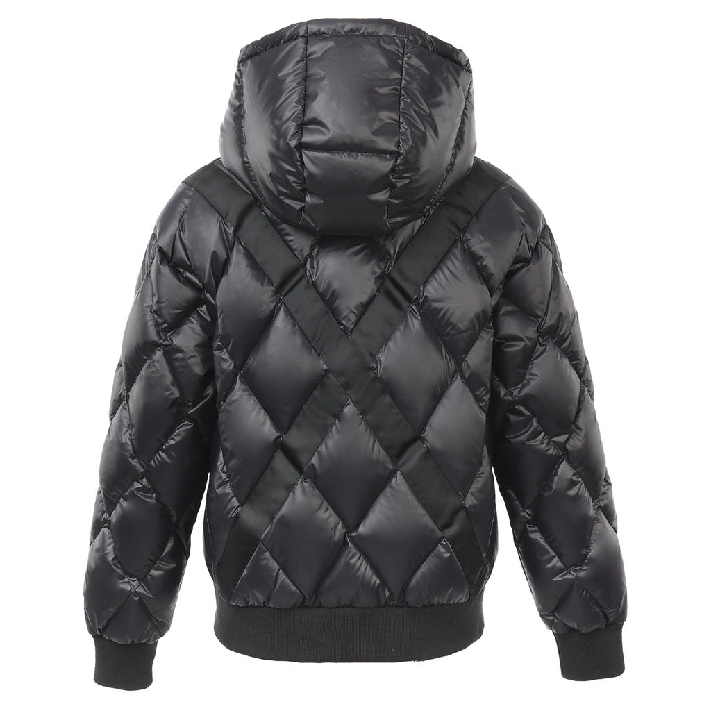 Quilted Cross Stripe Jacket