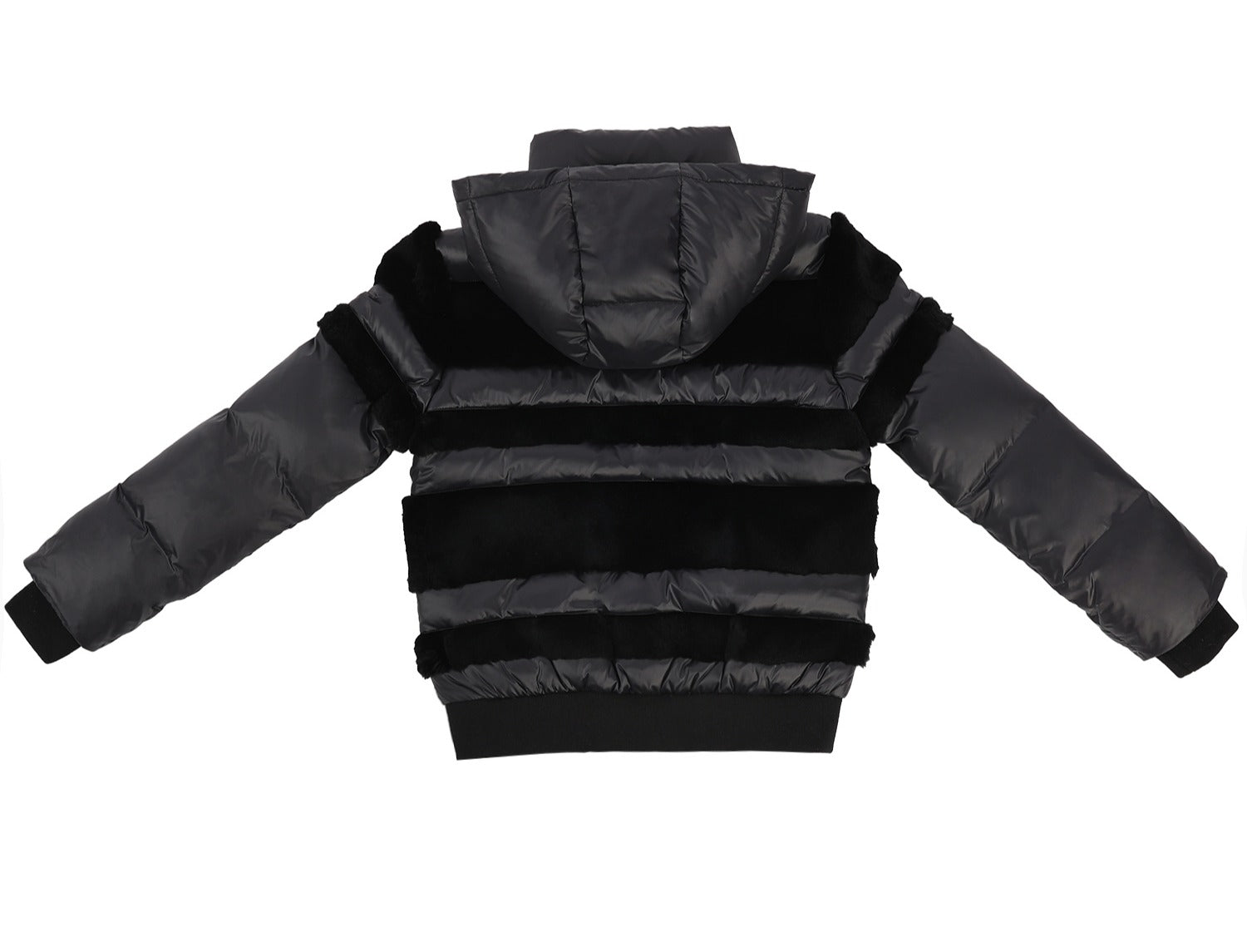 Fur Striped Coat