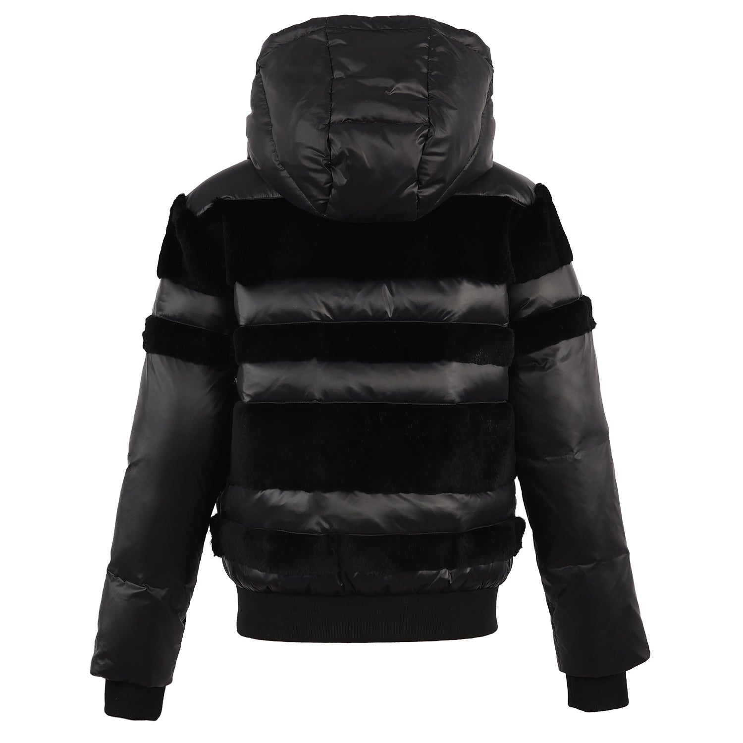 Fur Striped Coat