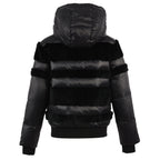 Fur Striped Coat