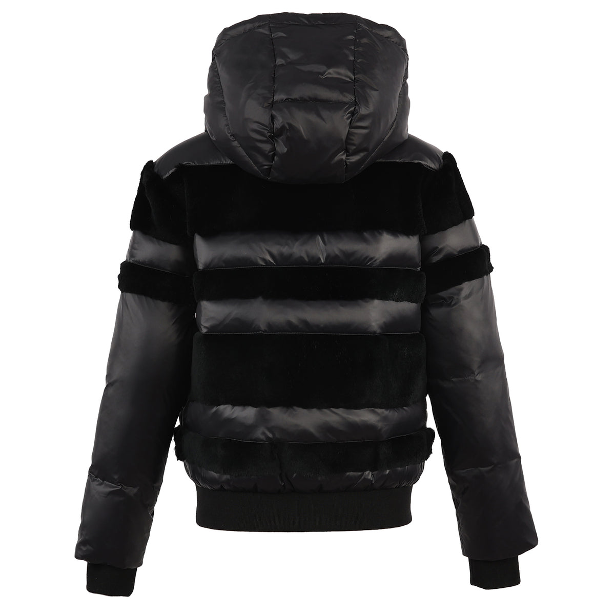 Fur Striped Coat