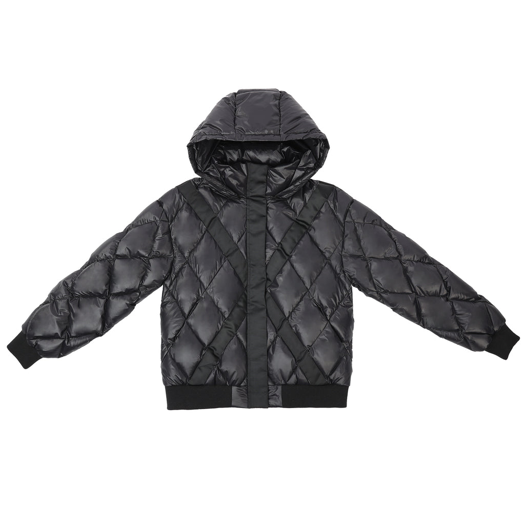 Quilted Cross Stripe Jacket