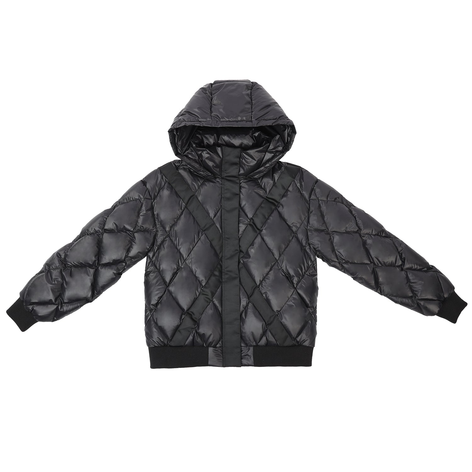 Quilted Cross Stripe Jacket
