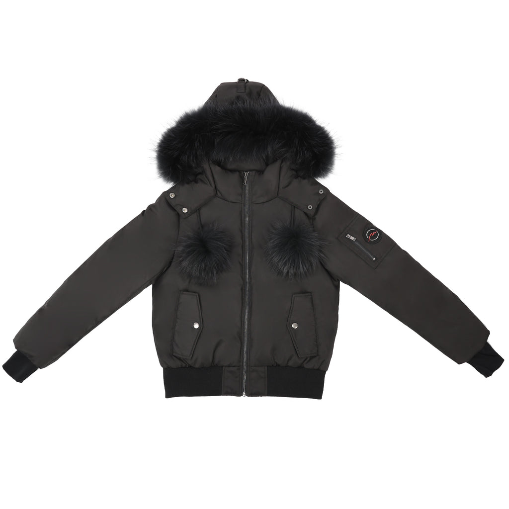 Pom Pom Bomber Jacket