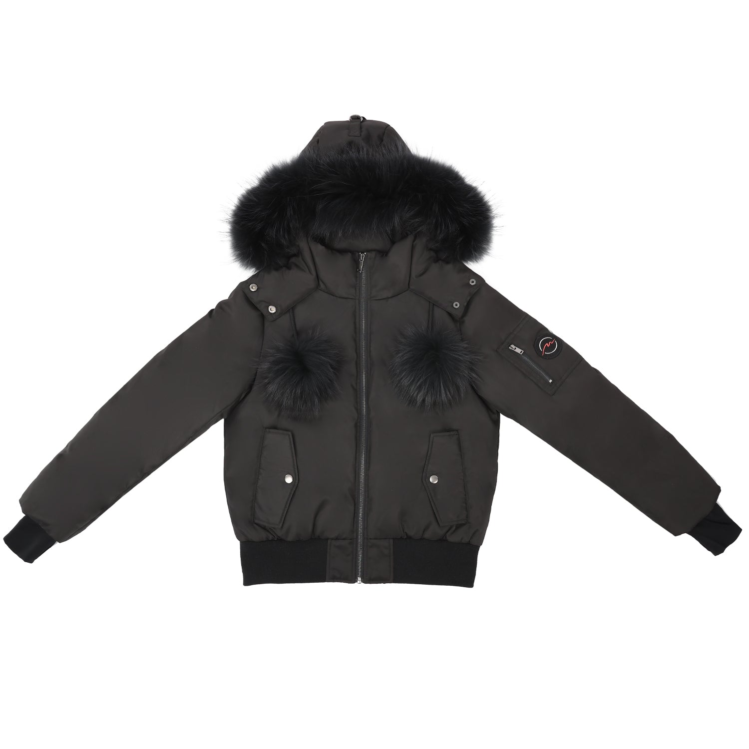 Pom Pom Bomber Jacket