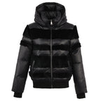 Fur Striped Coat