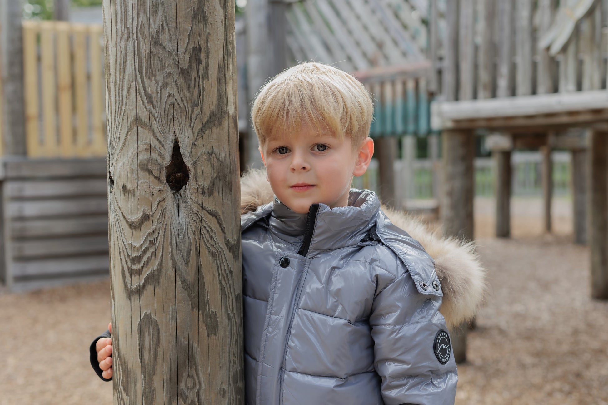Kid's Hooded Puffer