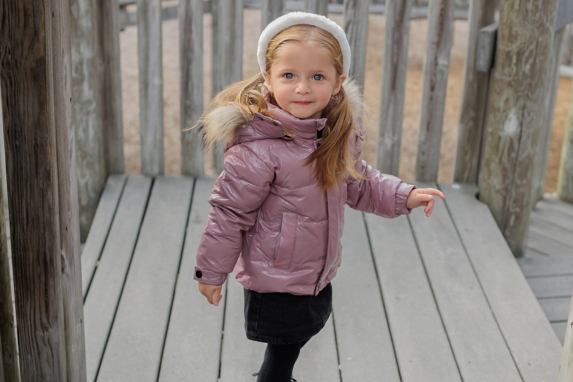 Kid's Hooded Puffer